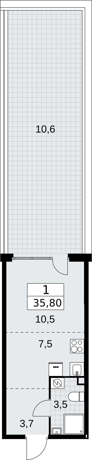 ���������� �71713292: 1-����. �������� � �������� � ����� ��, ����� �����