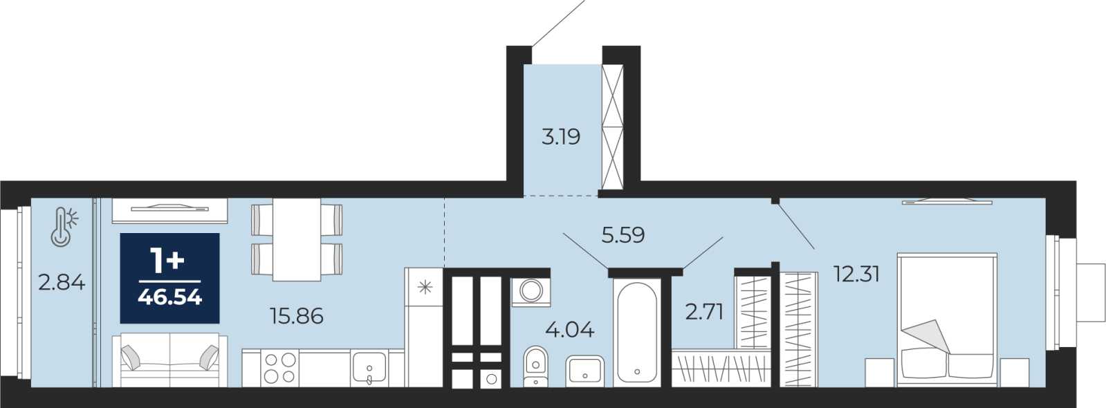 ���������� �71647136: ��������� 1-��������� �������� �  �������� � ����� ����� ���������