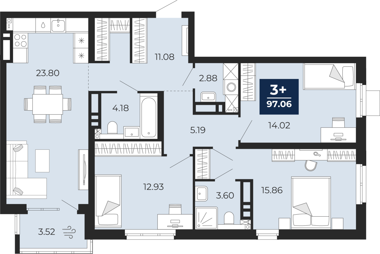 ���������� �71610222: ��������� 3-��������� �������� �  �������� � ����� ��