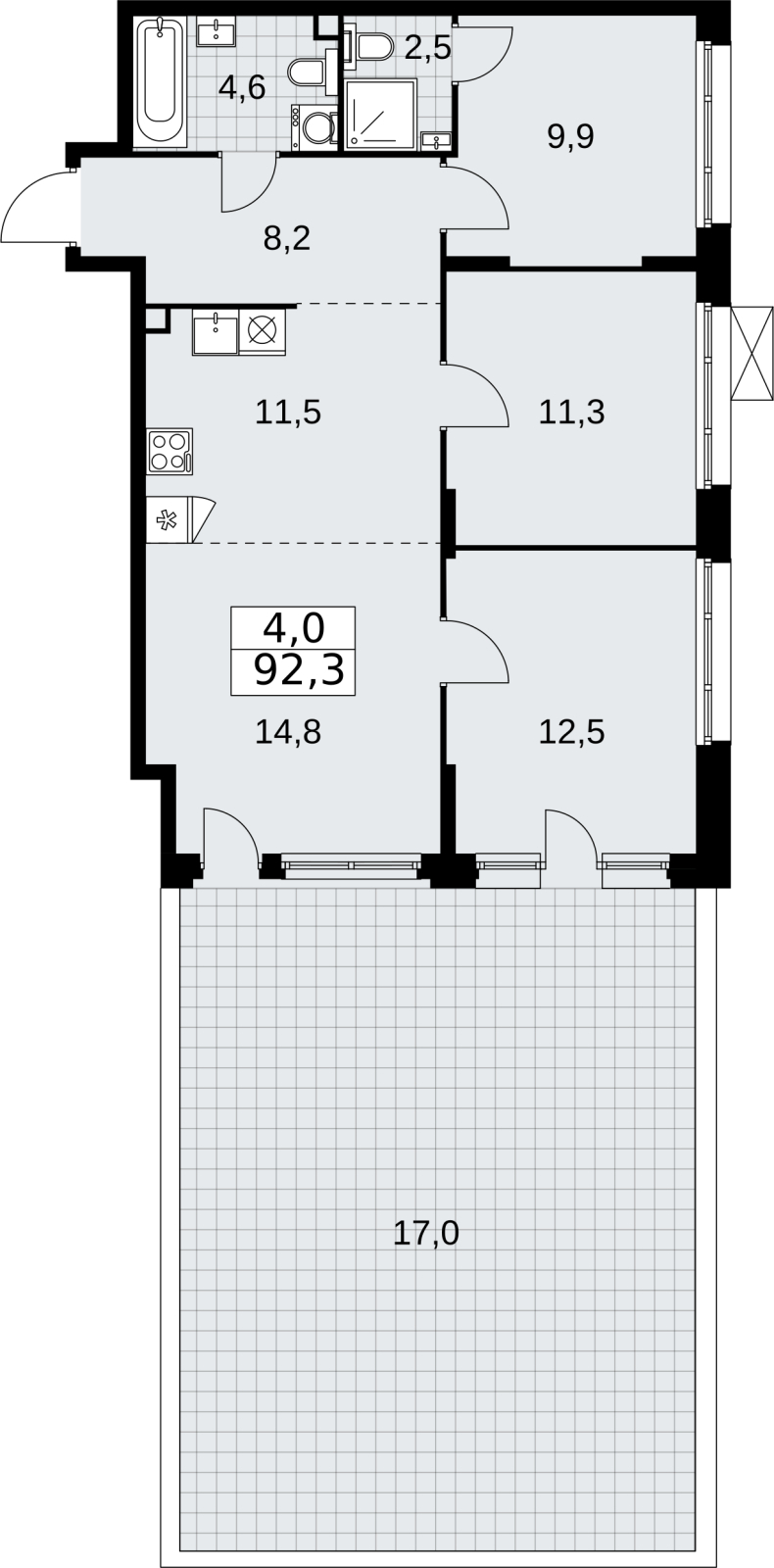 ���������� �71711150: ���������� 4-��������� �������� � �������� �  �������� � ����� ��, ����� �����