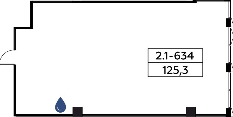 Продается помещение под офис площадью 125.3 кв.м., высота потолков 3.49 м, отдельный вход, у метро