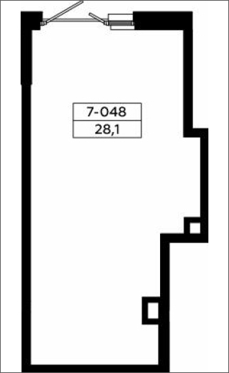 Продается помещение свободного назначения площадью 28.1 кв.м., высота потолков 4.96 м, метро рядом