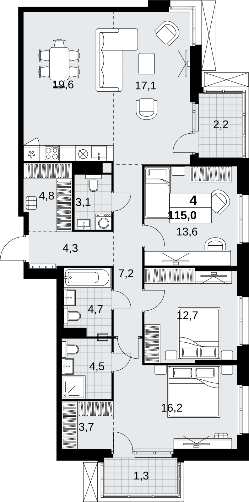 ���������� �71678219: 4-��������� �������� � ����� ��, ����� �����