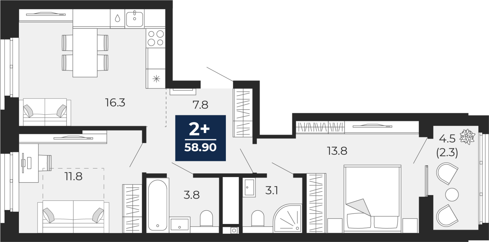 ���������� �71607484: ��������� 2-��������� �������� �  �������� � ����� ����� ���������