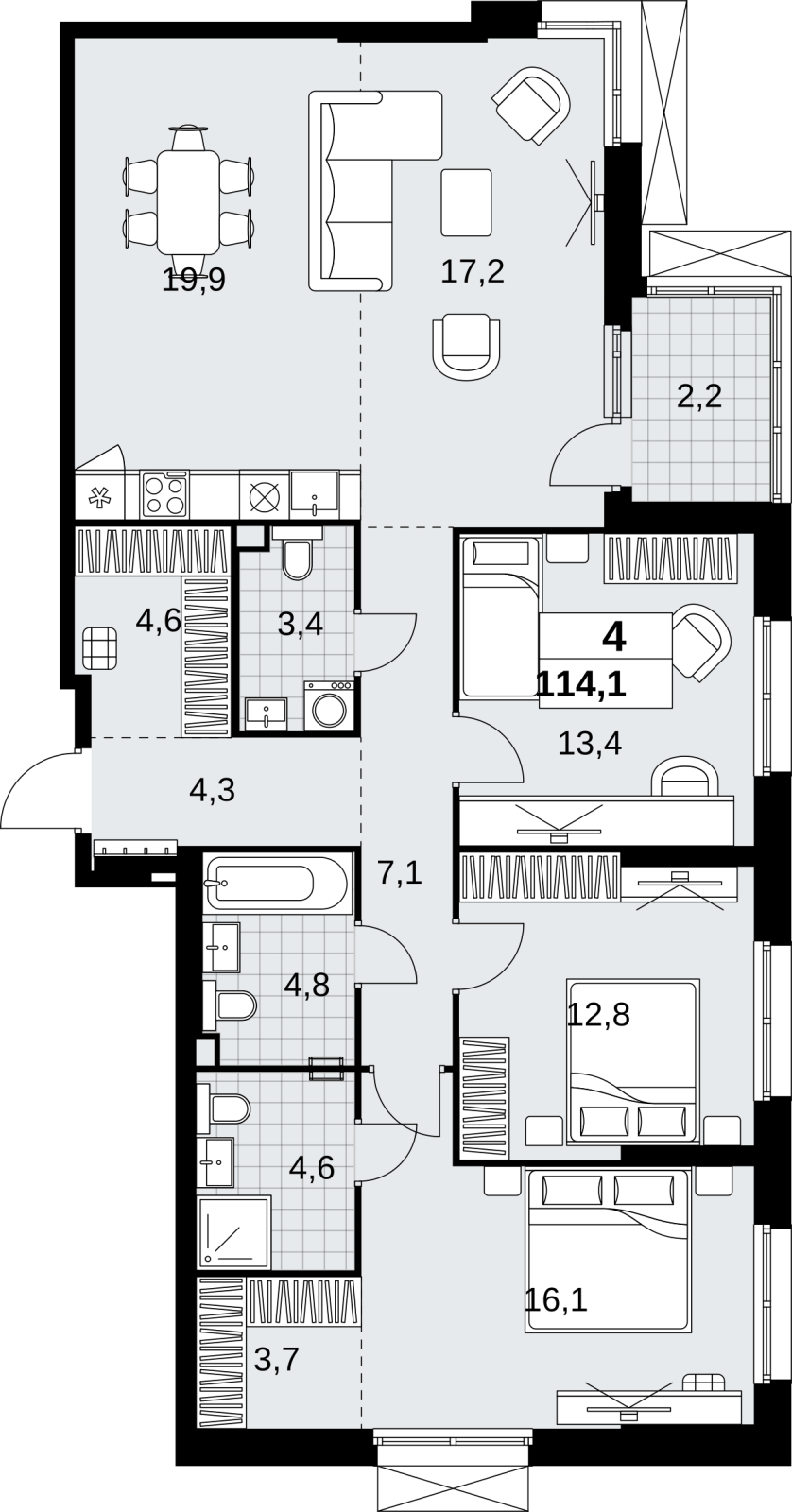 ���������� �71659852: 4-����. �������� � �����������, ����� � �����