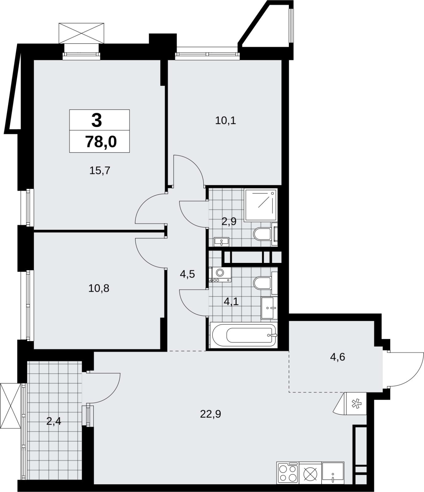 ���������� �71713270: 3-��������� �������� �  �������� � ����� ��, ����� � �����