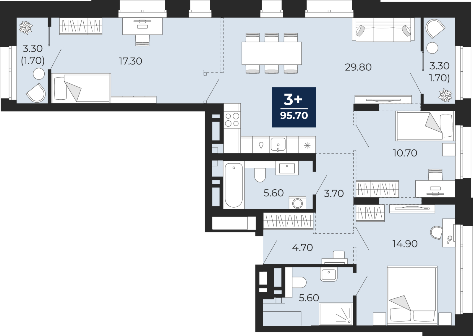 ���������� �71711409: 3-����. �������� �  �������� � ����� ��