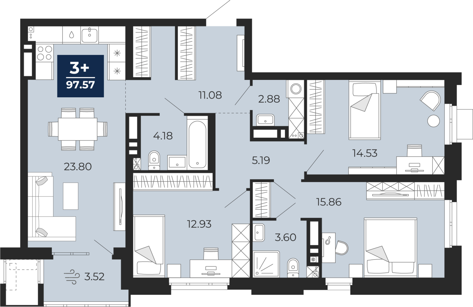 ���������� �71678816: 3-��������� �������� �  �������� � �����������