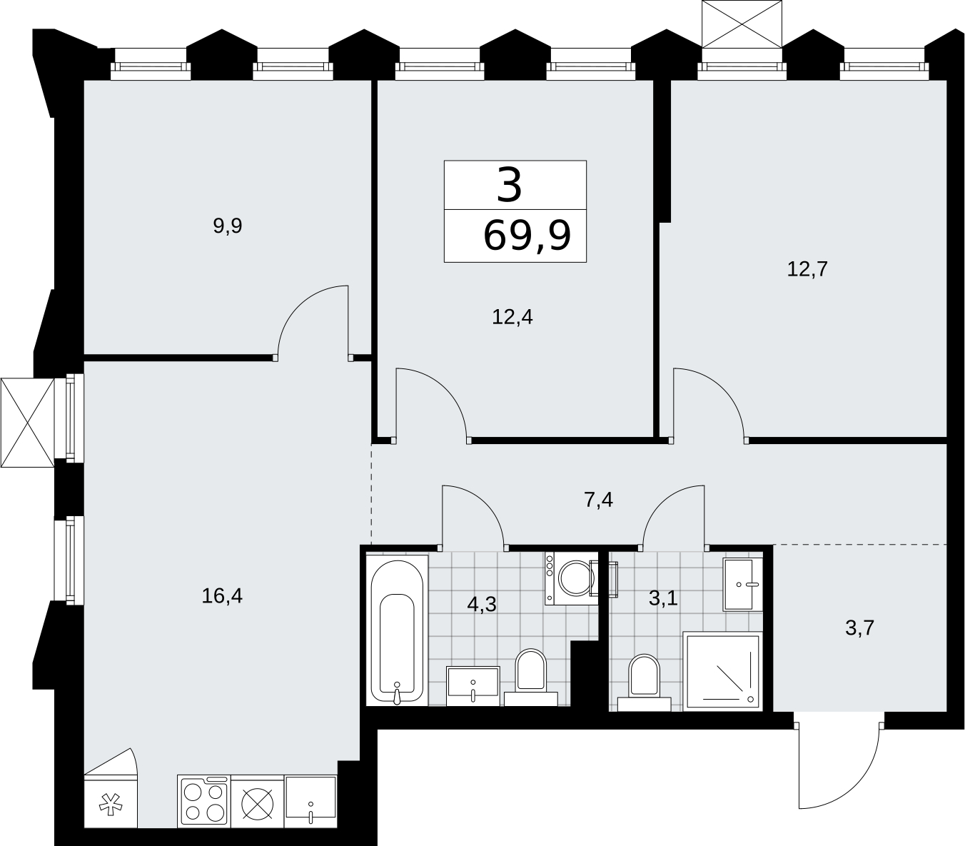 ���������� �71718724: 3-����. �������� �  �������� � ����� ��