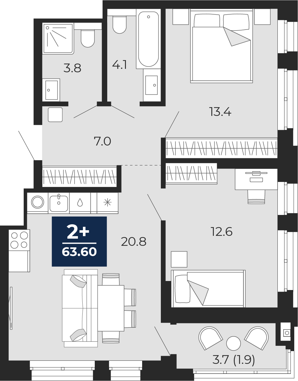 ���������� �71607494: ��������� 2-��������� �������� �  �������� � ����� ����� ���������