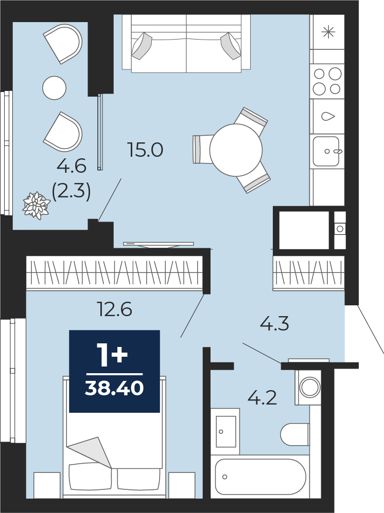 ���������� �71607523: ��������� 1-��������� �������� �  �������� � ����� ��