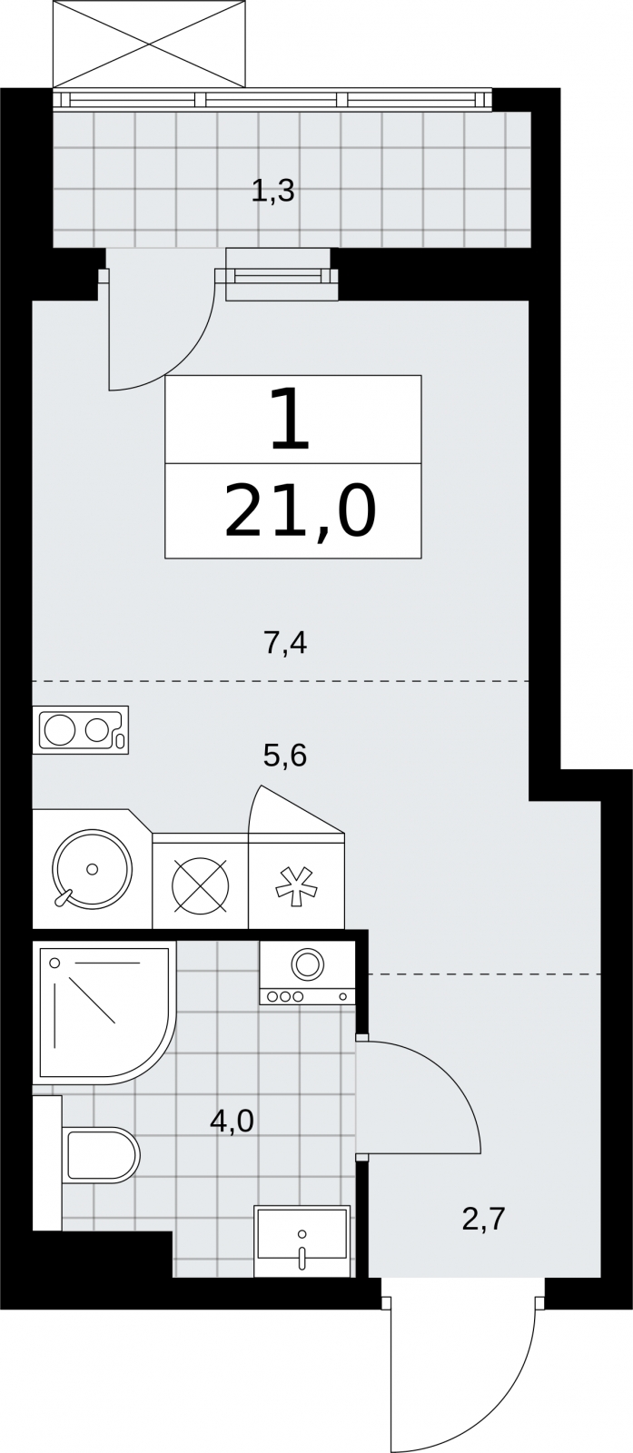 ���������� �71719077: ���������� 1-��������� ��������-������ � ����� ��, � �����