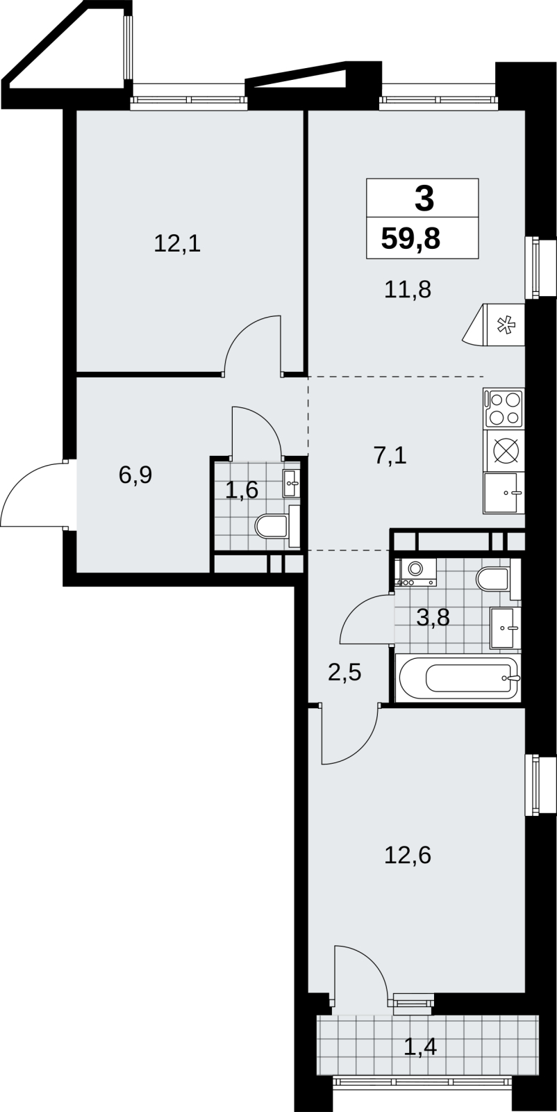 ���������� �71713267: 3-����. �������� � ��������������� �  �������� � �����������, � �����