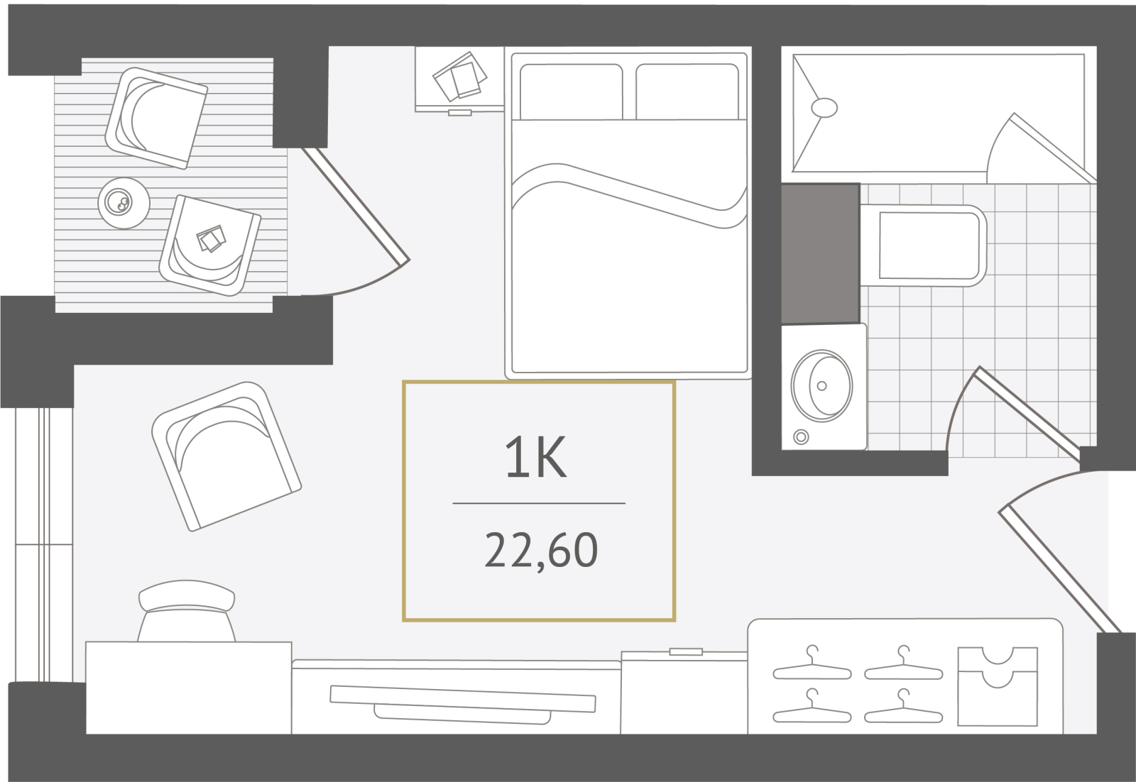 Объявление №71688942: Просторные однокомнатные апартаменты-студия с отделкой в новом ЖК