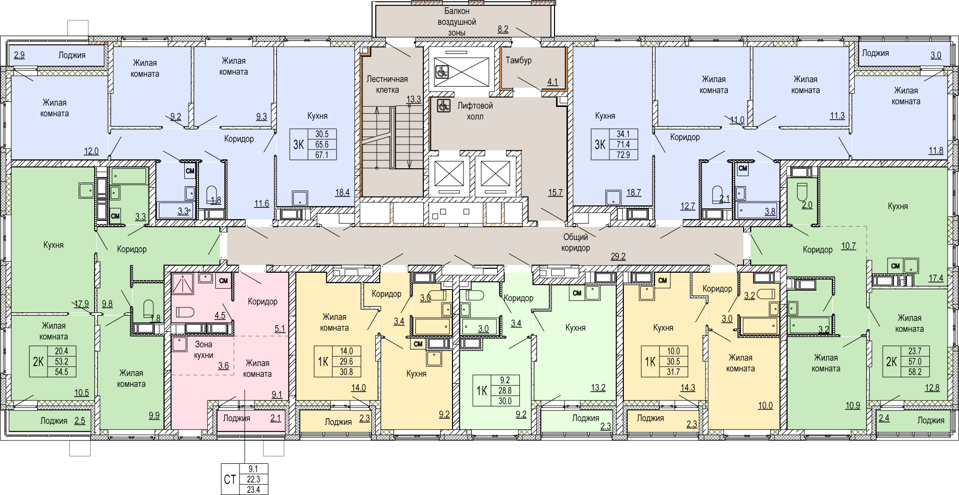 Продается просторная 3-комн. квартира с отделкой в новом жилом комплексе - Новостройки, Квартиры в новостройках Нижний Новгород