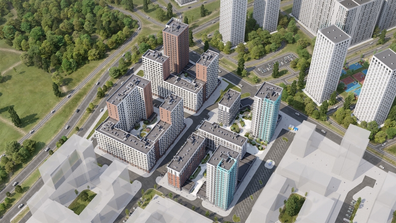 Однокомнатная квартира-студия с отделкой в новом жилом комплексе, метро рядом - Новостройки, Квартиры в новостройках Москва