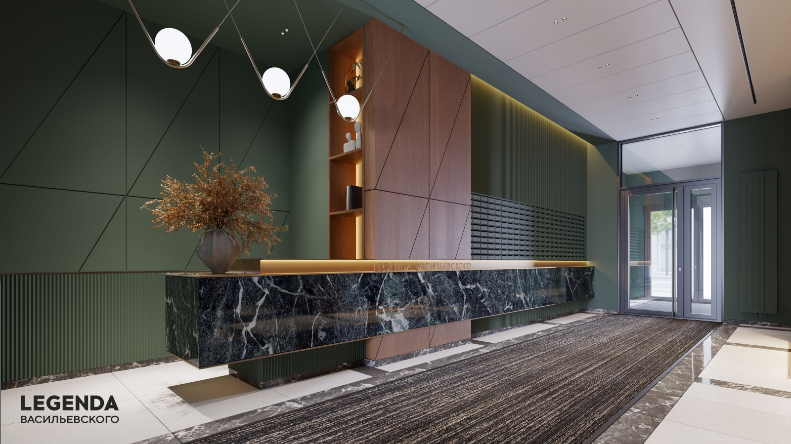 1-комнатная квартира, 47.84 кв.м, ЖК "LEGENDA Васильевского", изображение-14