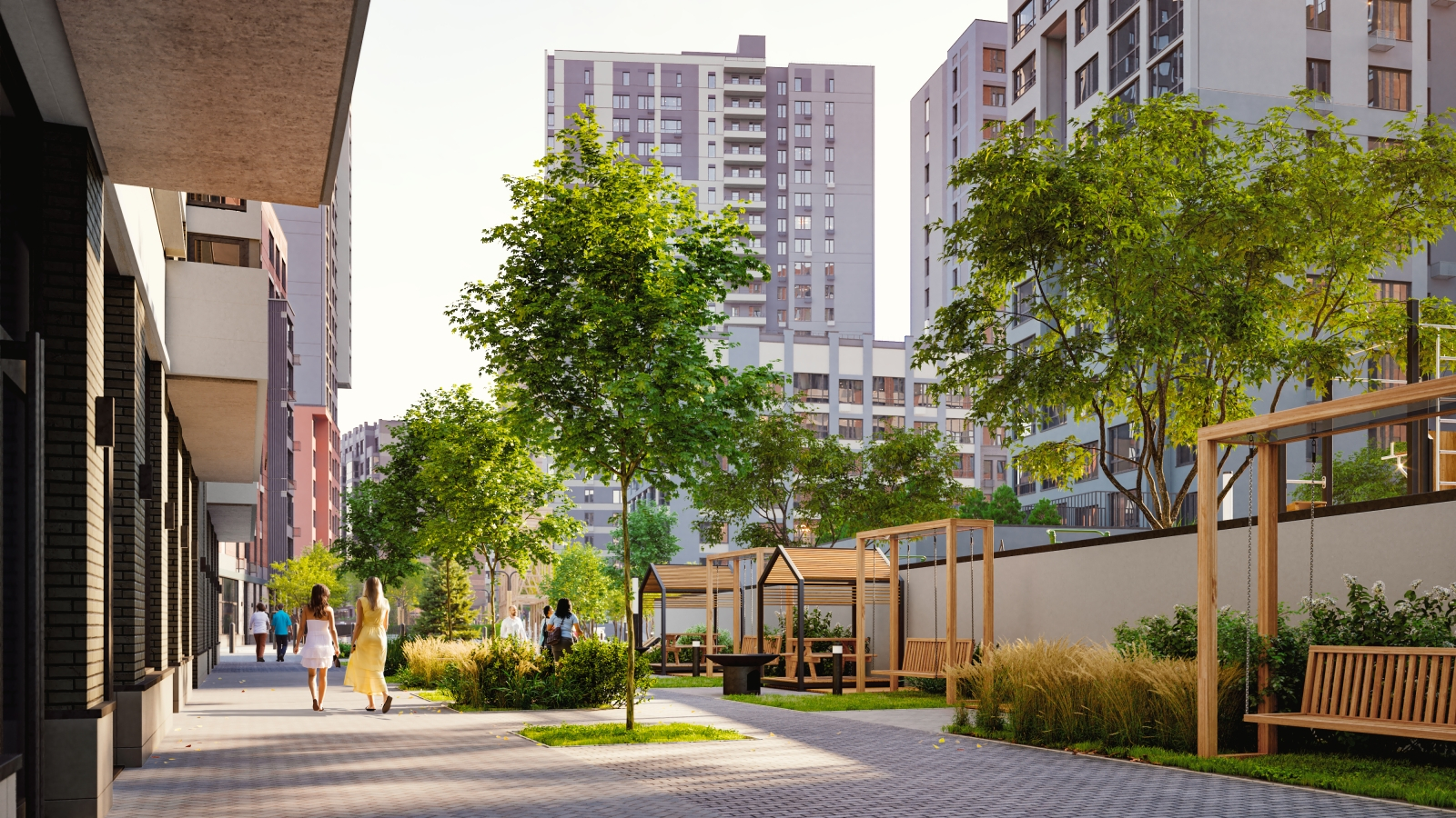 Дивный квартал у озера 7