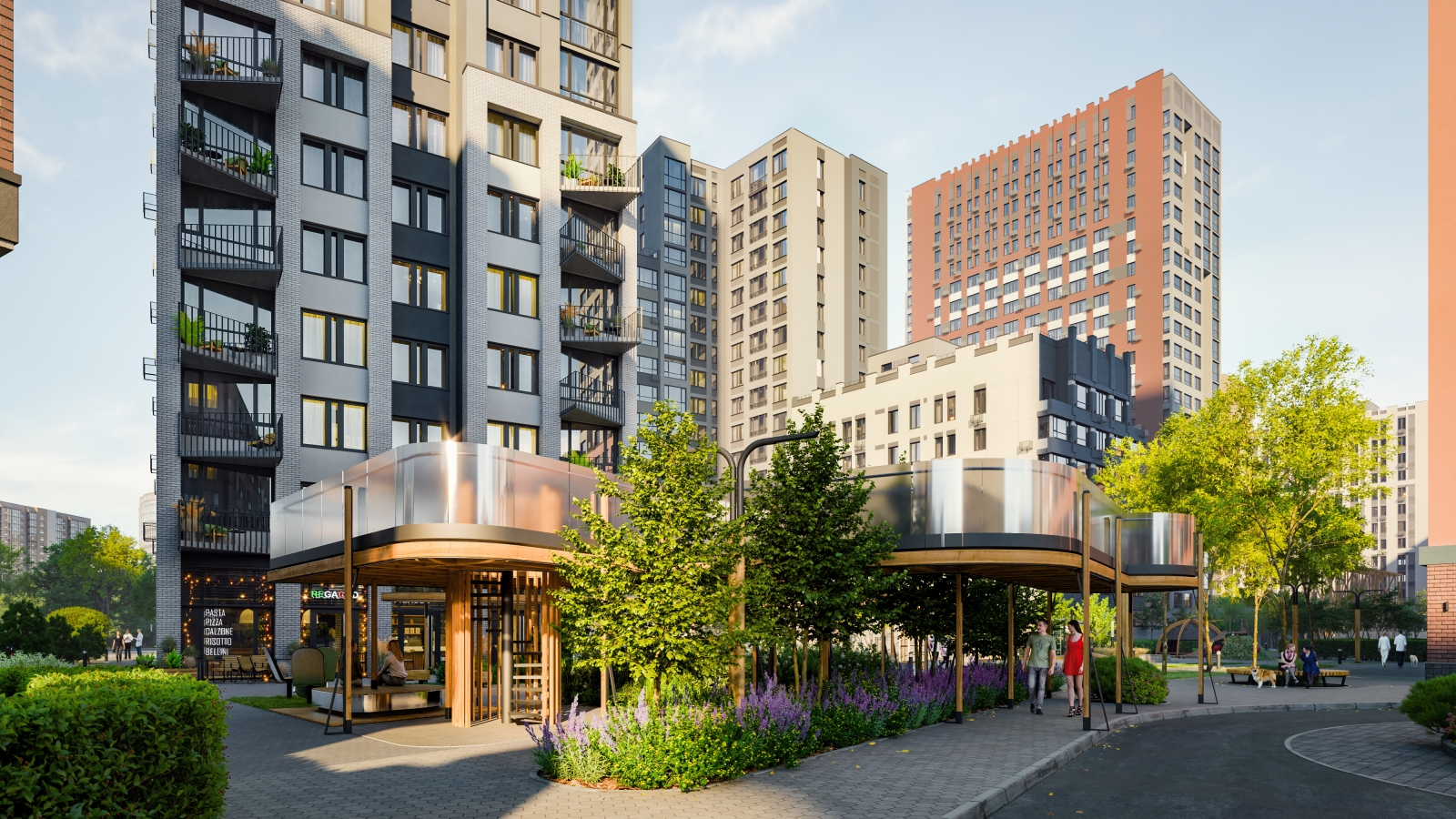 Дивный квартал у озера 8